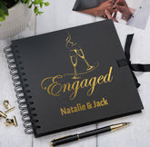 Personalised Engagement Multiple Colour Scrapbook Journal Memory Keepsake Gift