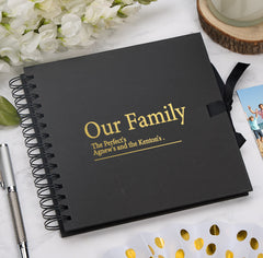 Personalised Our Family Multiple Colour Scrapbook Photo Album Keepsake