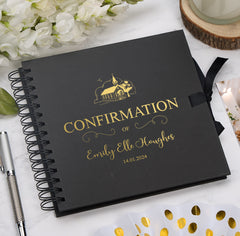 Personalised Confirmation Day Multiple Colour Scrapbook Photo Album Guestbook