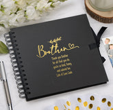 Personalised Brother Multiple Colour Scrapbook or Photo Album Gift With Sentiment