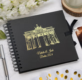 Personalised Berlin Keepsake Multiple Colour Scrapbook Photo Album Foil Print