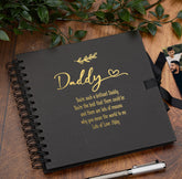 Personalised Daddy Multiple Colour Scrapbook or Photo Album Gift With Sentiment