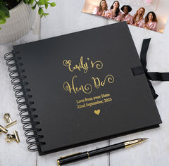 Personalised Elegant Multiple Colour Hen Do Guest Book Scrapbook or Photo Album