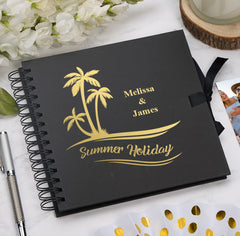 Personalised Tropical Paradise Summer Holidays Journal Album Multiple Colour Scrapbook