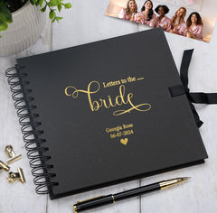 Personalised Letters To The Bride Multiple Colours Scrapbook or Photo Album Gift