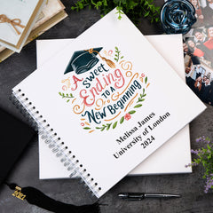 Large Graduation Photo Album Scrapbook Boxed New Beginning