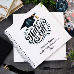 Large Graduation Photo Album Scrapbook Boxed Hats Off