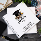 Large Graduation Photo Album Scrapbook Boxed With Hat and Scroll