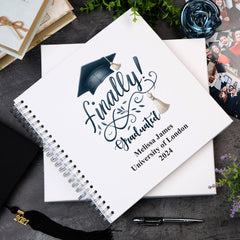 Large Graduation Photo Album Scrapbook Boxed Finally