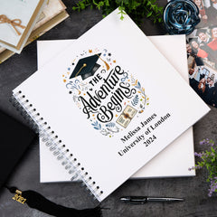 Large Graduation Photo Album Scrapbook Boxed Adventure Begins