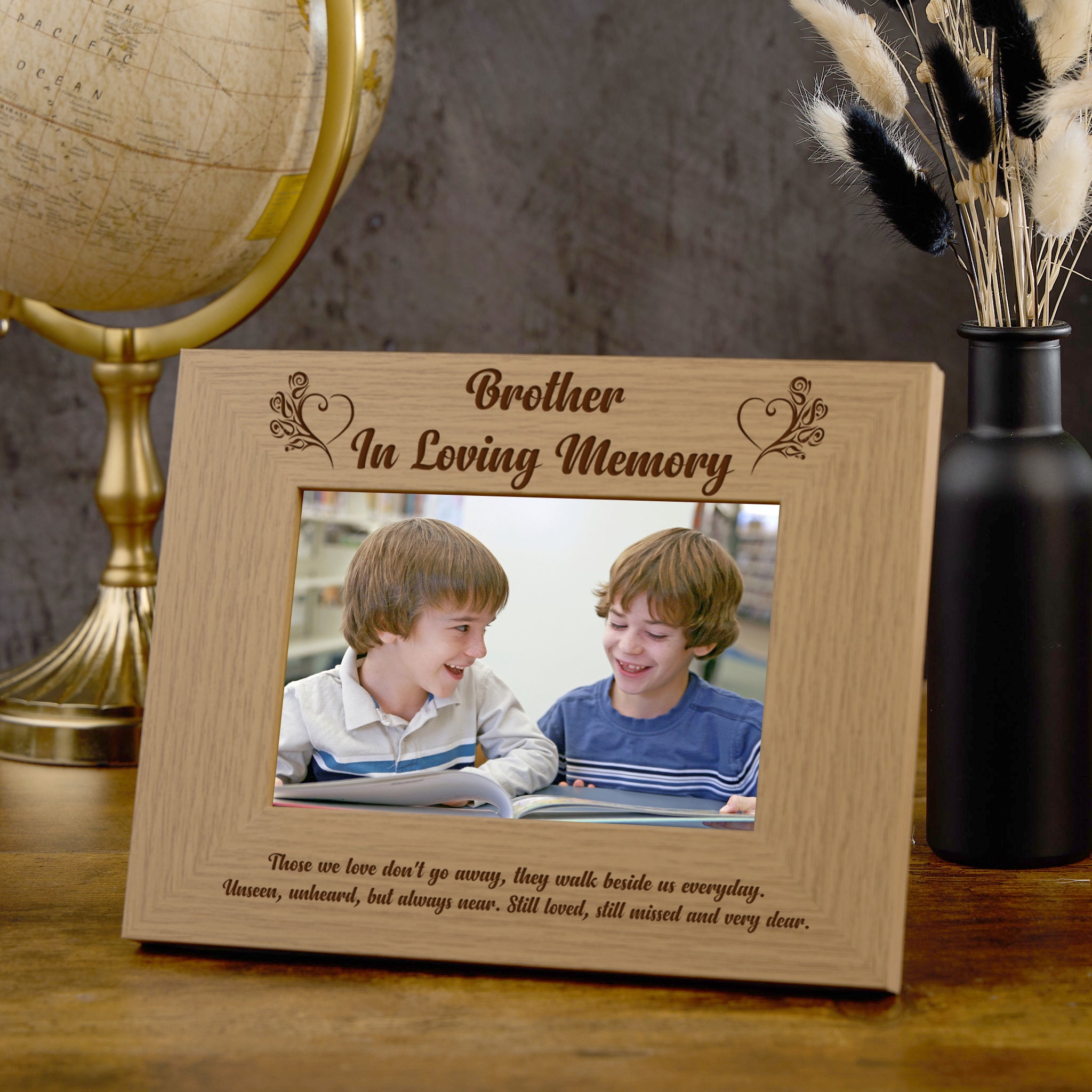 Brother Memorial Remembrance Photo Frame Brother Photo Frame ukgiftstoreonline