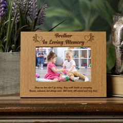 Brother Memorial Remembrance Photo Frame Brother Photo Frame ukgiftstoreonline