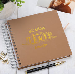 Personalised Stonehenge Keepsake Multiple Colour Scrapbook Photo Album Foil Print