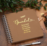 Personalised Grandad Multiple Colours Scrapbook or Photo Album Gift With Sentiment