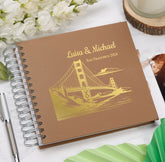 Personalised San Francisco Keepsake Multiple Colour Scrapbook Photo Album Foil Print
