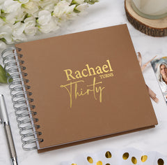 Personalised Any Name and Age Birthday Multiple Colour Scrapbook Memory Photo Album