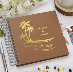 Personalised Tropical Paradise Summer Holidays Journal Album Multiple Colour Scrapbook