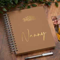 Large Nanny Photo Album With Sentiment Multiple Colours