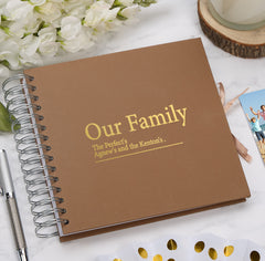 Personalised Our Family Multiple Colour Scrapbook Photo Album Keepsake