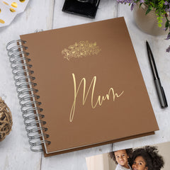 Large Mum Photo Album With Sentiment Multiple Colours