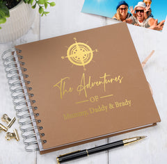 Personalised Multiple Colour Adventures Holiday Scrapbook Photo Album
