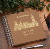 Personalised London Keepsake Multiple Colour Scrapbook Photo Album Foil Print