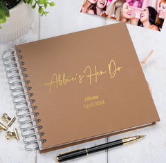 Personalised Hen Night Do Multiple Colour Guest Book Scrapbook or Photo Album