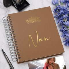 Large Nan Self Adhesive Photo Album Multiple Colours 19cm x 23cm or 22cm x 27cm Photo Album ukgiftstoreonline