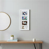 Personalised New Baby Photo Frame Woodland Alphabet Design With Birth Details Photo Frame ukgiftstoreonline
