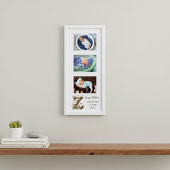Personalised New Baby Photo Frame Woodland Alphabet Design With Birth Details Photo Frame ukgiftstoreonline