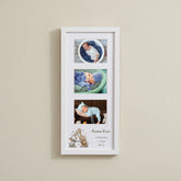 Personalised New Baby Photo Frame With Birth Details Safari Animals Design Photo Frame ukgiftstoreonline
