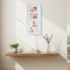 Personalised Baby's First Birthday Photo Frame 3 Photo Display Safari Animals Design Photo Frame ukgiftstoreonline