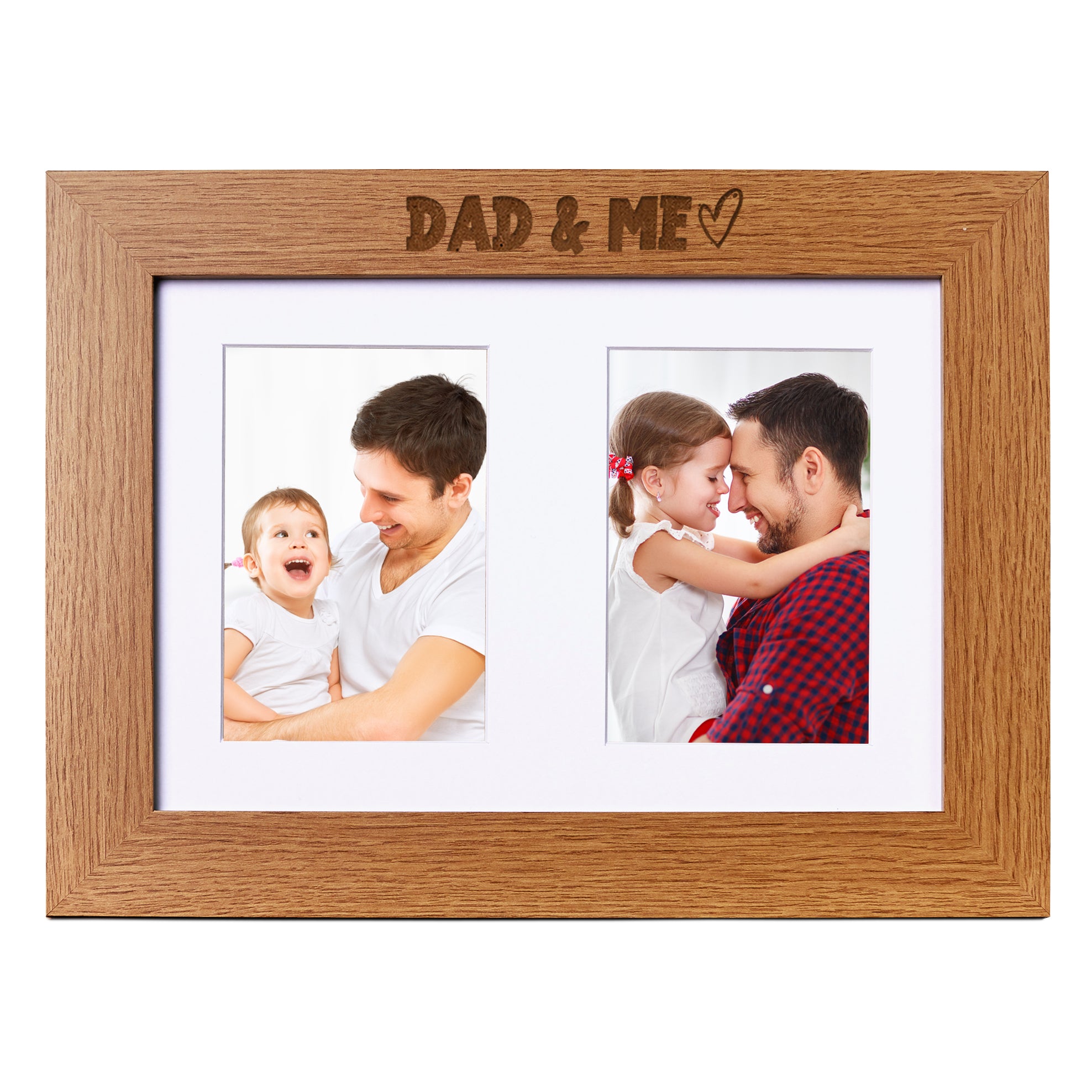 Dad and Me Photo Picture Frame Double 6x4 Inch Photo Frame ukgiftstoreonline