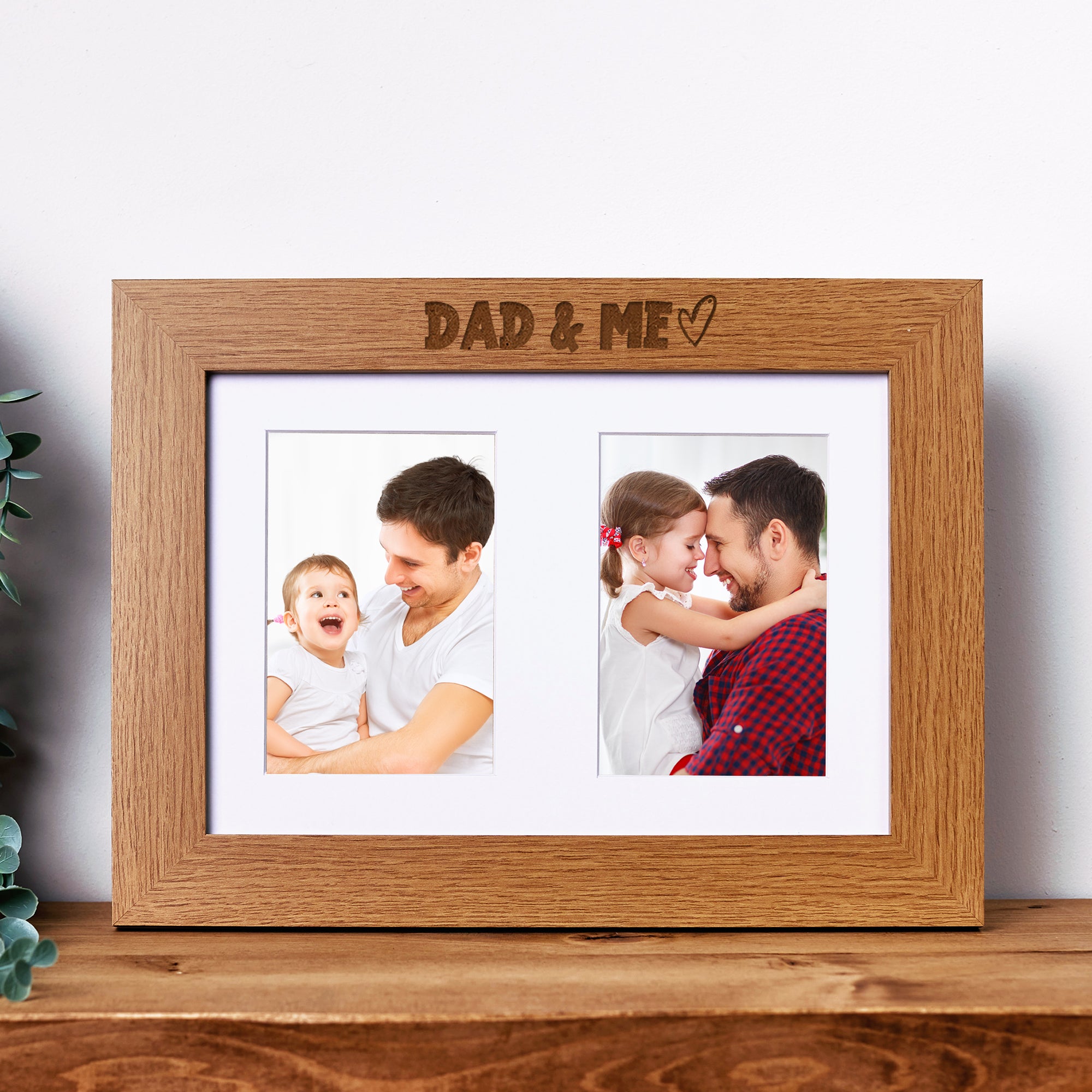 Dad and Me Photo Picture Frame Double 6x4 Inch Photo Frame ukgiftstoreonline