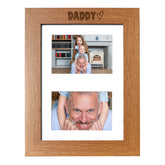 Daddy Photo Picture Frame Double 6x4 Inch Landscape