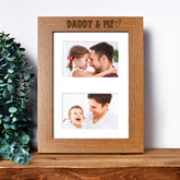 Daddy and Me Photo Picture Frame Double 6x4 Inch Landscape