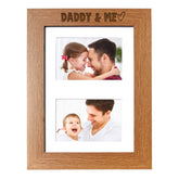 Daddy and Me Photo Picture Frame Double 6x4 Inch Landscape