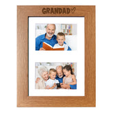 Grandad Photo Picture Frame Double 6x4 Inch Landscape