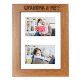 Grandma and Me Photo Picture Frame Double 6x4 Inch Landscape