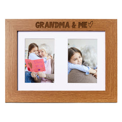 Grandma and Me Photo Picture Frame Double 6x4 Inch
