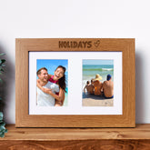 Holidays Photo Picture Frame Double 6x4 Inch