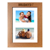 Holidays Photo Picture Frame Double 6x4 Inch Landscape