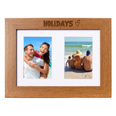 Holidays Photo Picture Frame Double 6x4 Inch