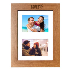 Love Photo Picture Frame Double 6x4 Inch Landscape