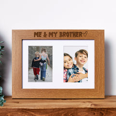 Me and My Brother Photo Picture Frame Double 6x4 Inch