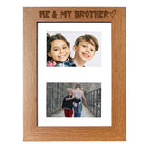 Me and My Brother Photo Picture Frame Double 6x4 Inch Landscape