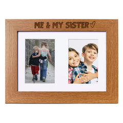 Me and My Sister Photo Picture Frame Double 6x4 Inch