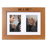 Mr and Mr Wedding Photo Picture Frame Double 6x4 Inch