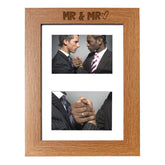 Mr and Mr Gay Wedding Photo Picture Frame Double 6x4 Inch Landscape