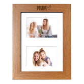 Mum Photo Picture Frame Double 6x4 Inch Landscape